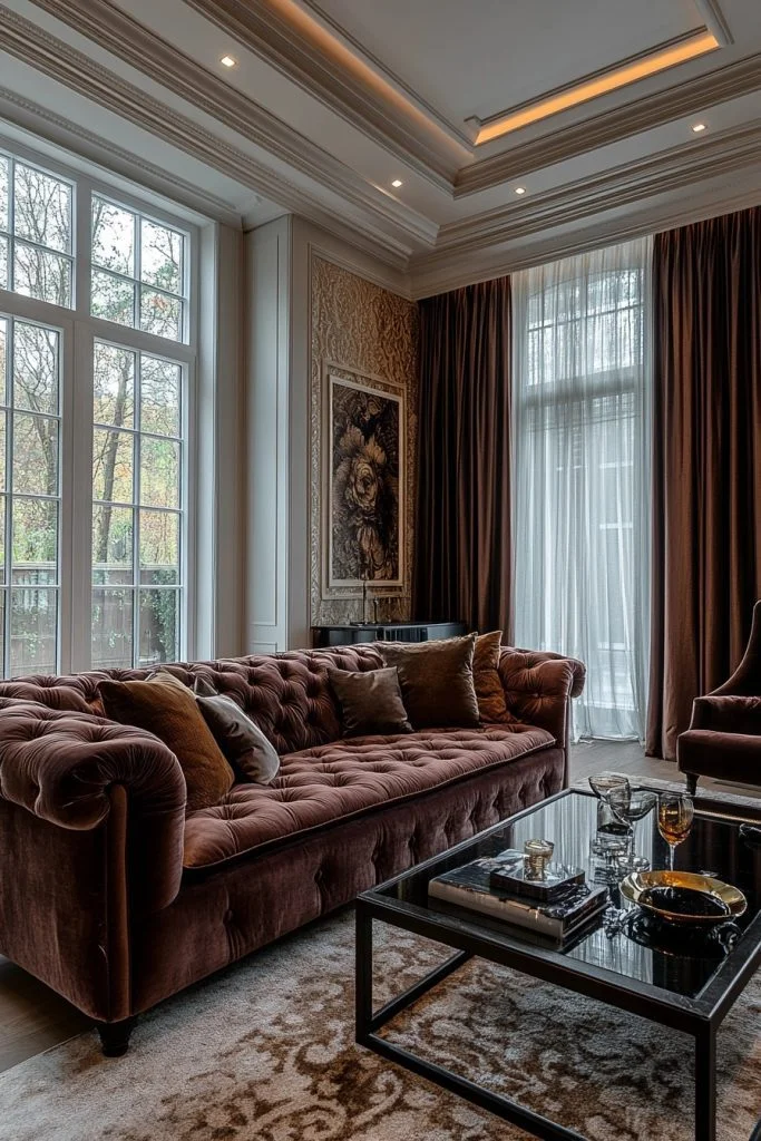 Modern Victorian Living Room