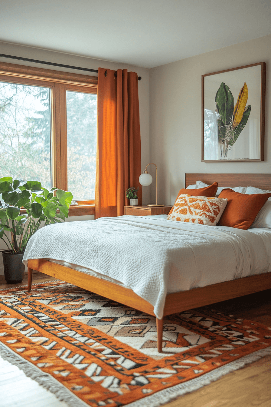 Mid-Century Modern Retro Bedroom