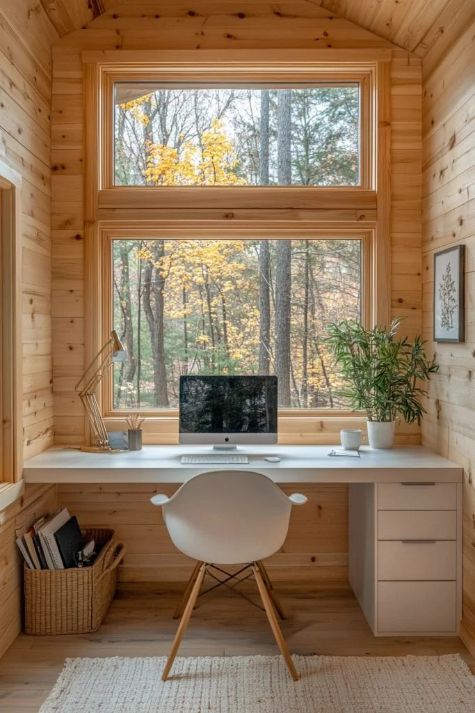 Serene Minimalist Work Area