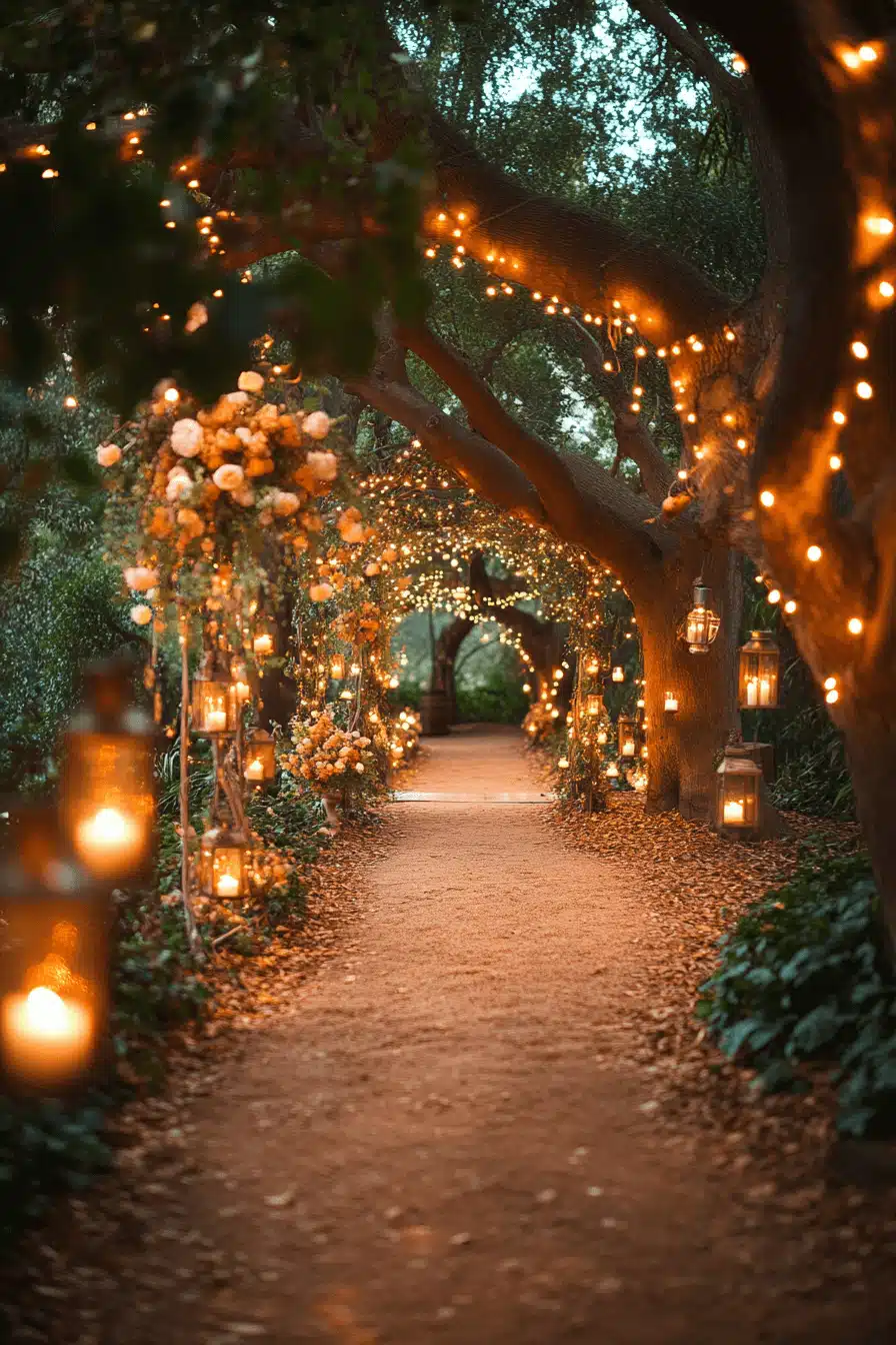 whimsical garden wedding