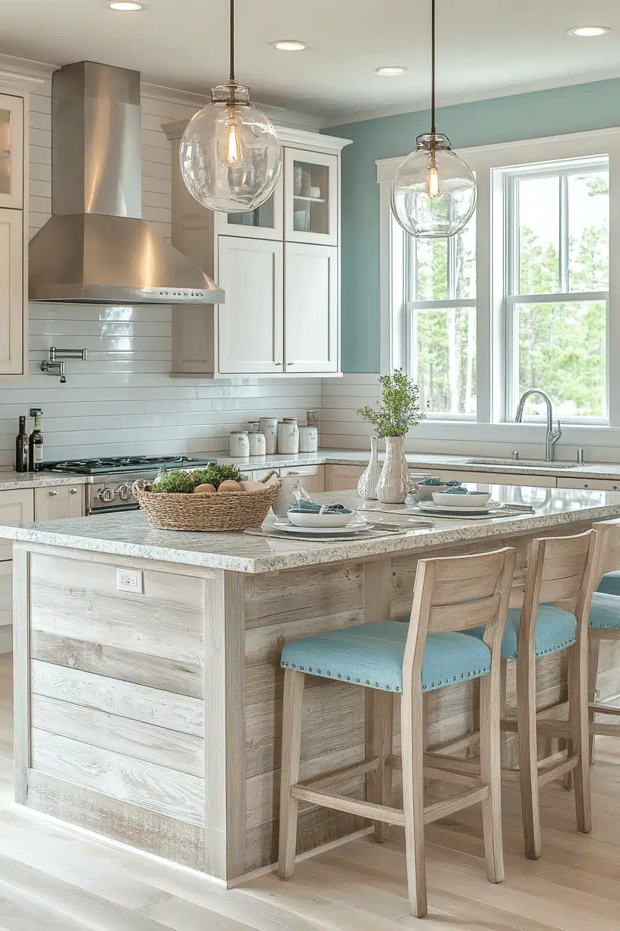 white oak kitchen cabinets