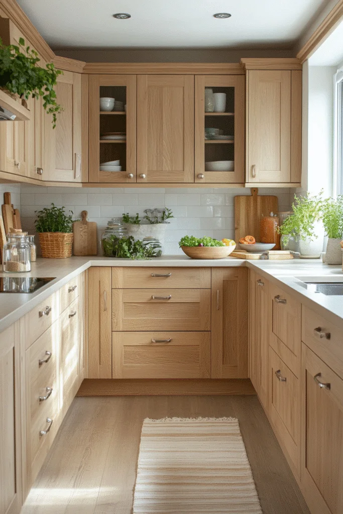 wooden kitchen cabinets