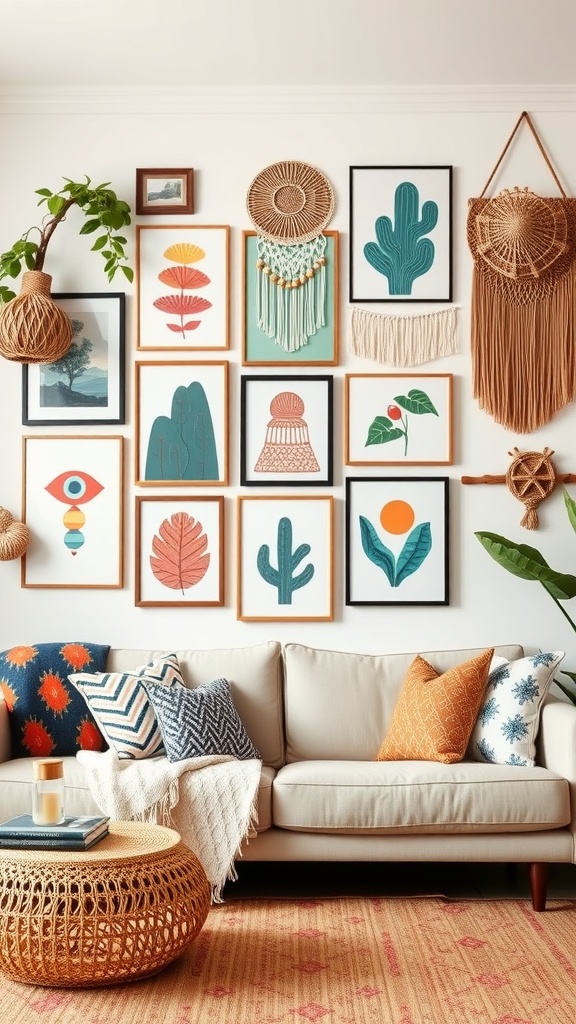 curated artistic walls