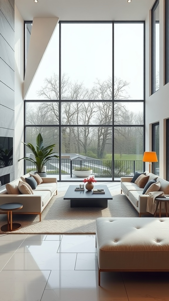 minimalist elegant living room