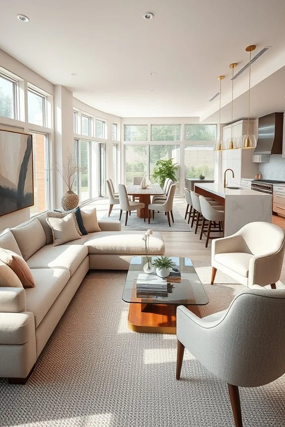 inviting open flow design