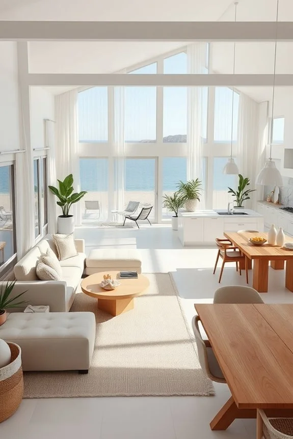 seamless coastal living spaces