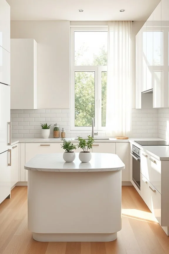 light cabinets expand space