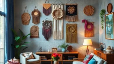 Eclectic Room Designs: Inspiring Creativity Through Unique Wall Hangings