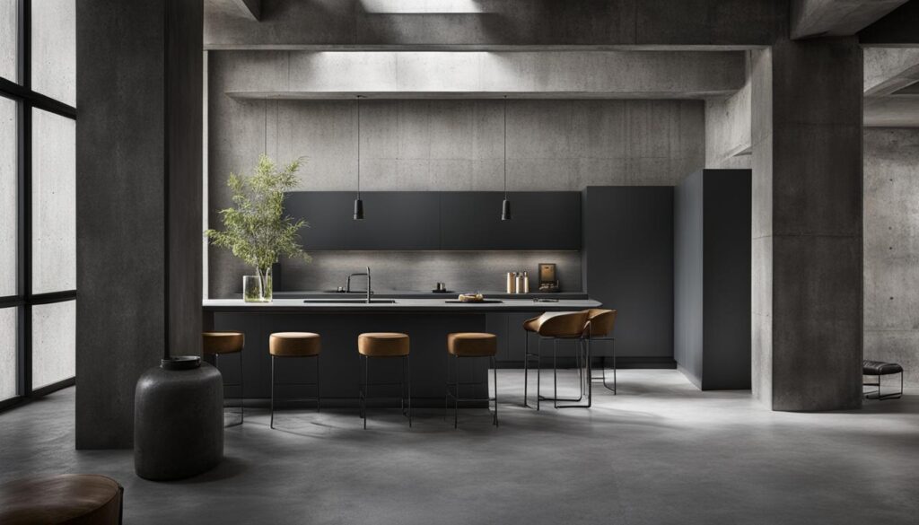 industrial brutalist design