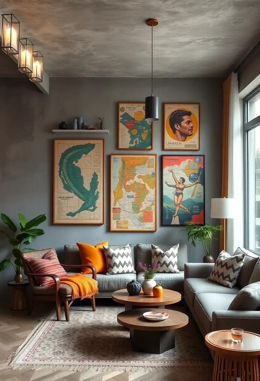 Reimagined Vintage Posters Transformed Into Textured Collages That Evoke Urban Charm