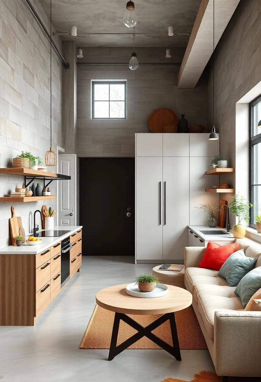 Blending Industrial and Scandinavian Design Elements to Achieve a Modern Minimalist Galley Kitchen