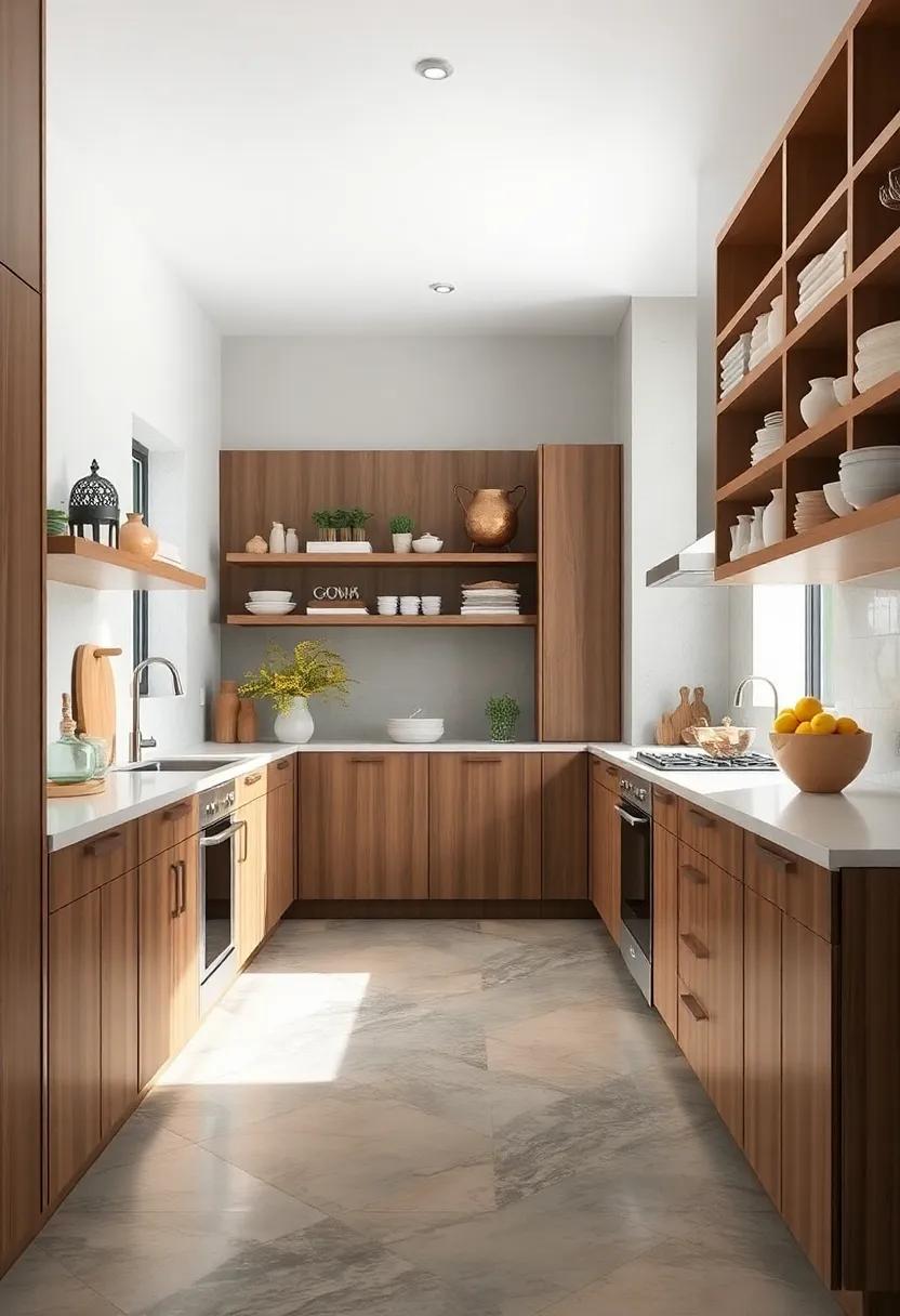 Elevating Galley Kitchen Flooring Choices With Patterned Tiles or Polished Concrete for Contemporary Flair