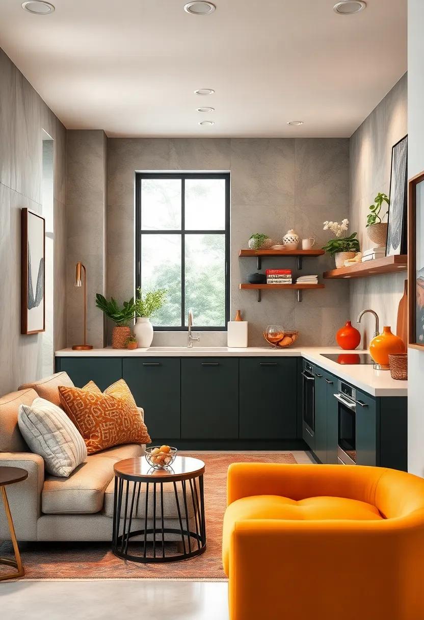 Incorporating Art and Decorative Elements That Reflect Personal Style in Compact Kitchen Areas