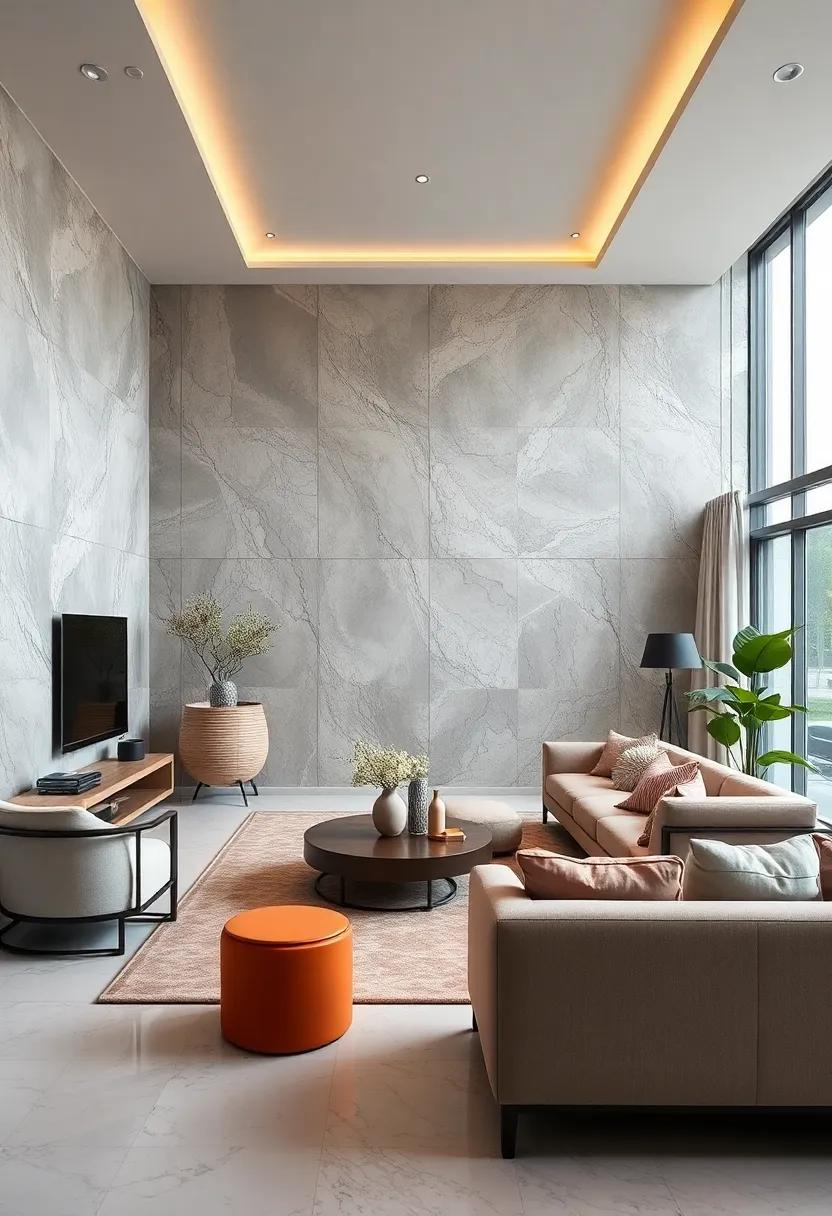 Art Deco Influences in Modern Living Room Wallpaper Designs