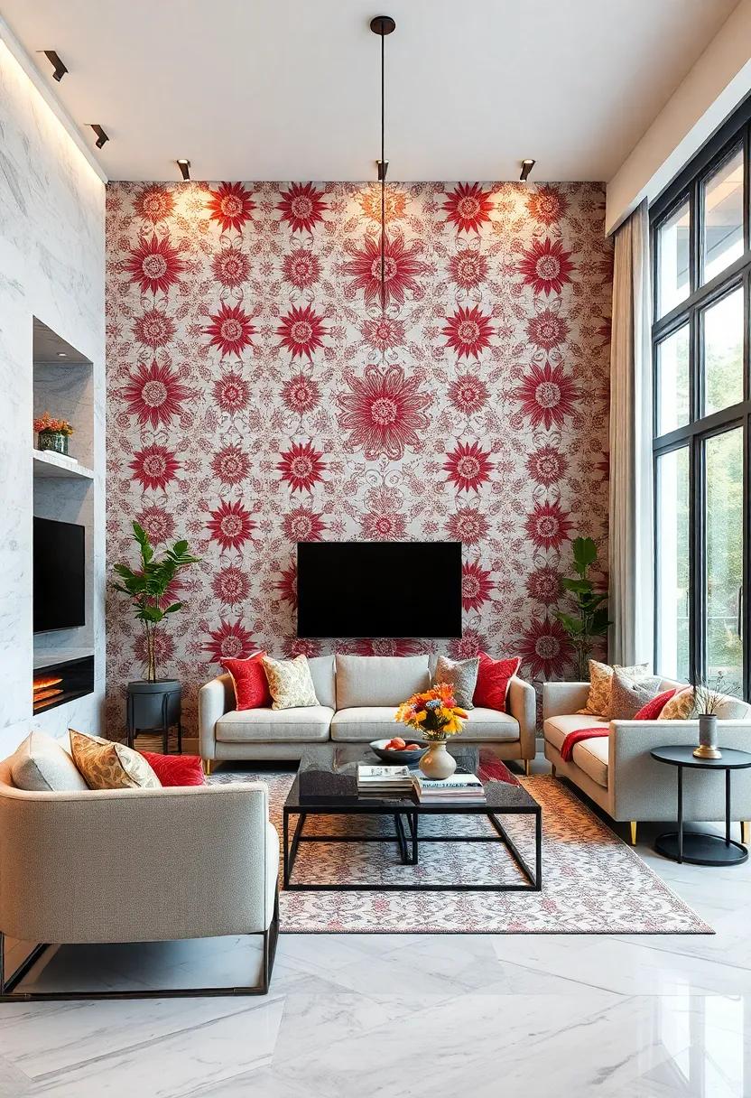 The Fusion of Traditional Suzani Patterns With Modern Wallpaper Techniques