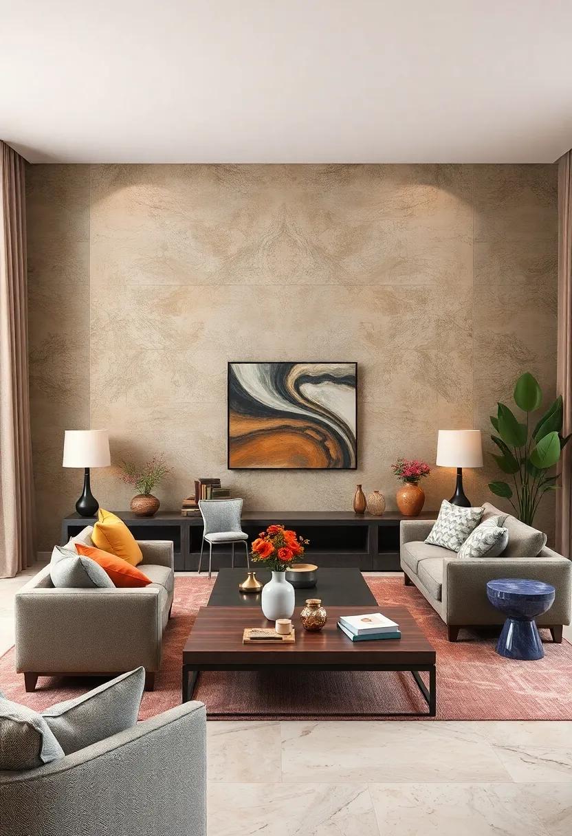 The Warmth of Earth Tones in Luxury Wallpaper for Cozy Living Spaces