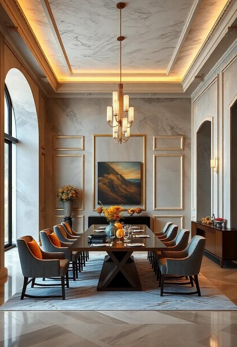 Architectural Molding and Paneling Techniques Highlighting Refinement in Room Design