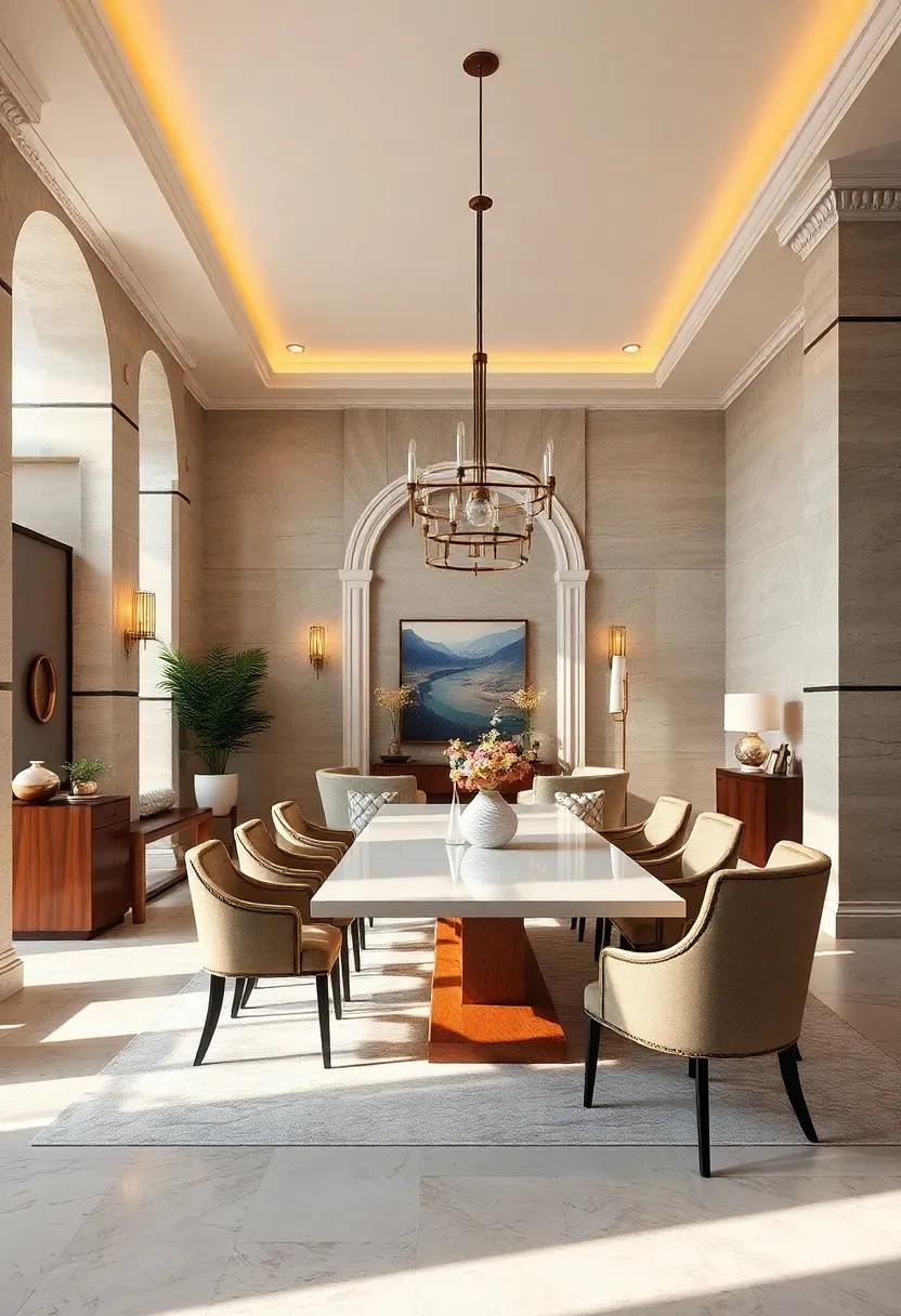 Classic Architectural Elements That Add Grandeur and Timeless Charm to Dining Rooms
