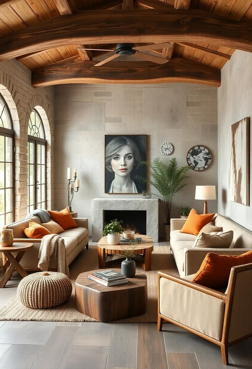 Natural Fibers and Rustic Wood Combining Elegantly in Farmhouse Style Reading Corners