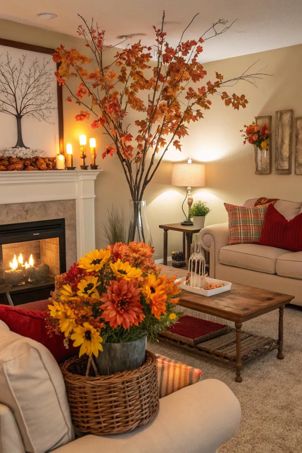 Seasonal accents refresh your home's ambiance.