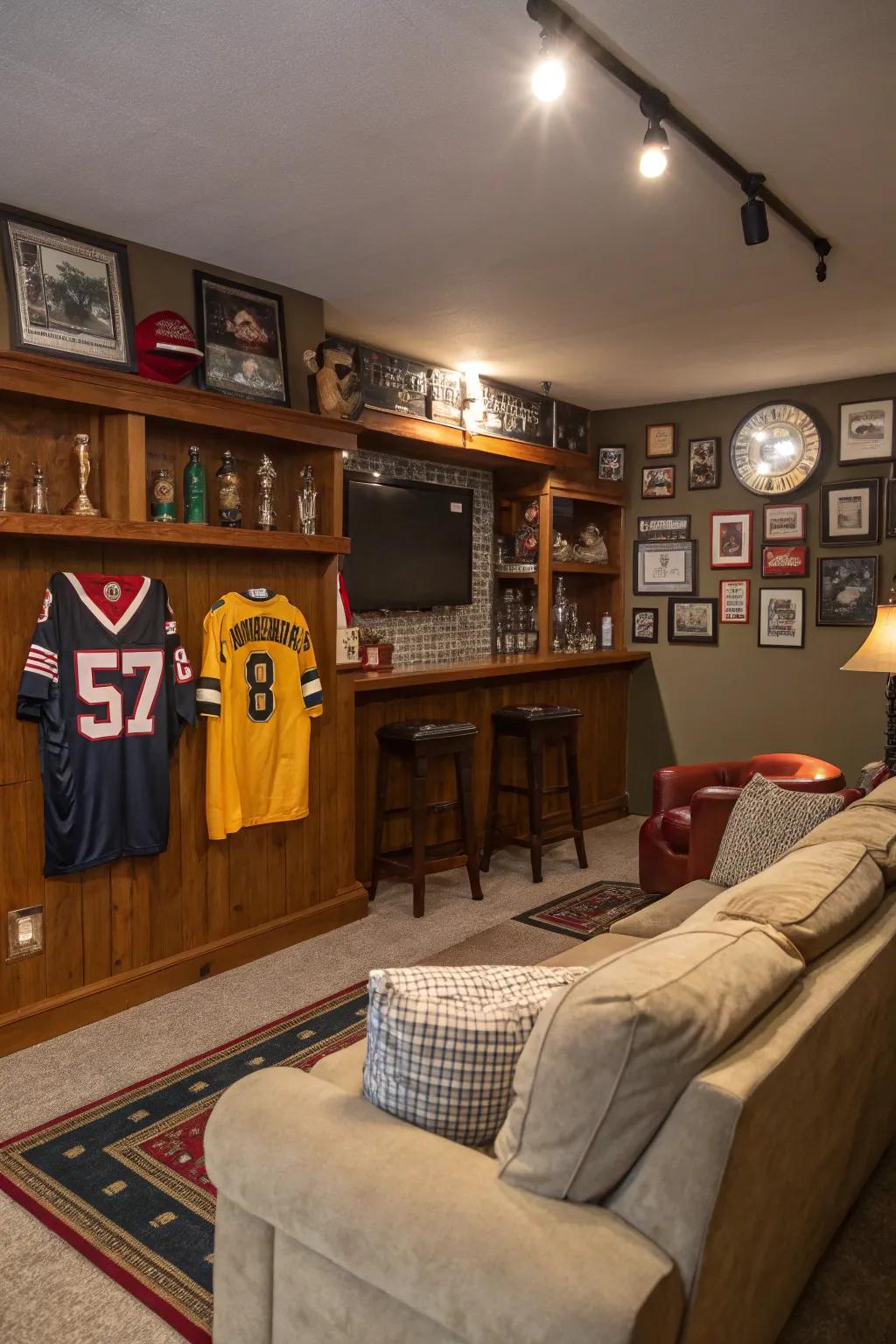 Themed decor creates a unique and immersive environment.