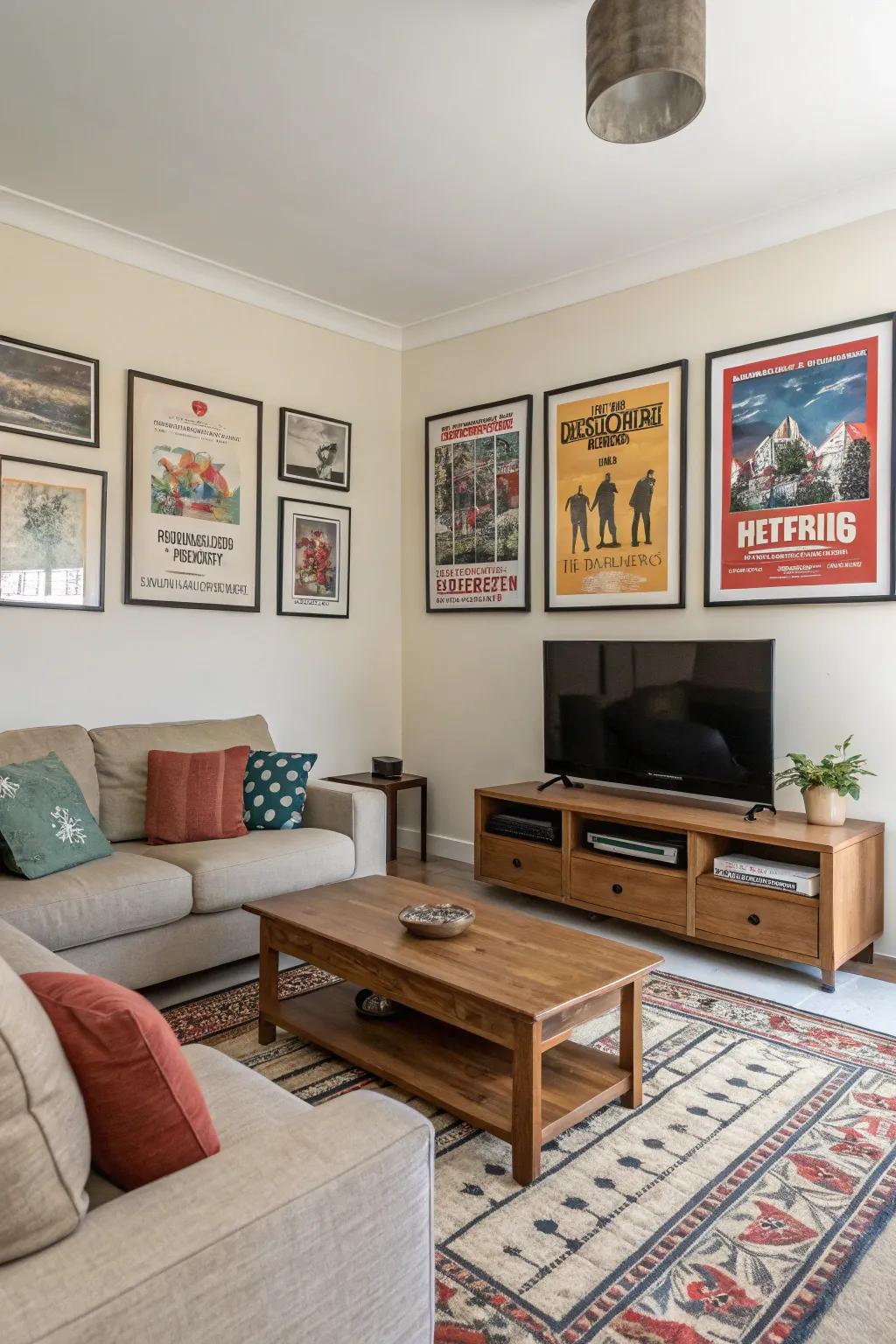 Coordinated colors create a balanced atmosphere.