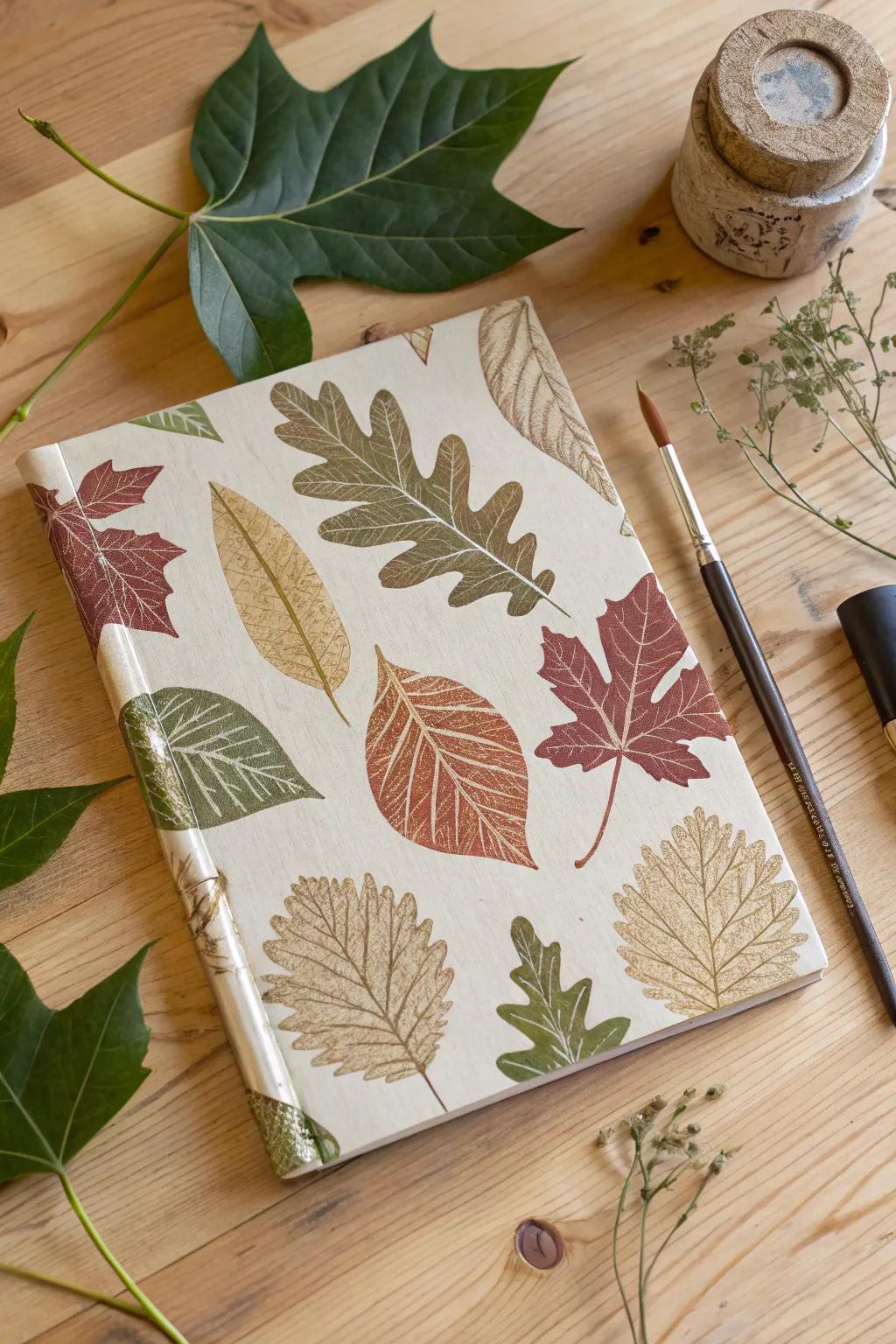 Capture nature's charm with leaf print designs.
