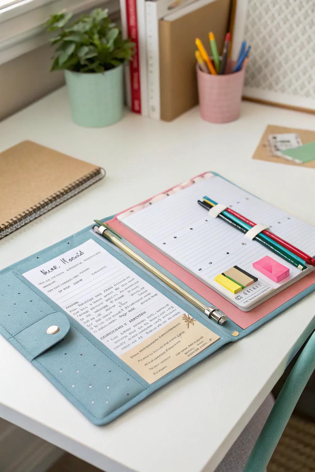 Add internal pockets to keep essentials organized.