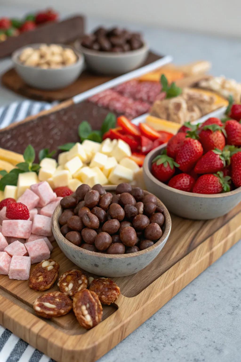 Sweet treats adding a delightful contrast