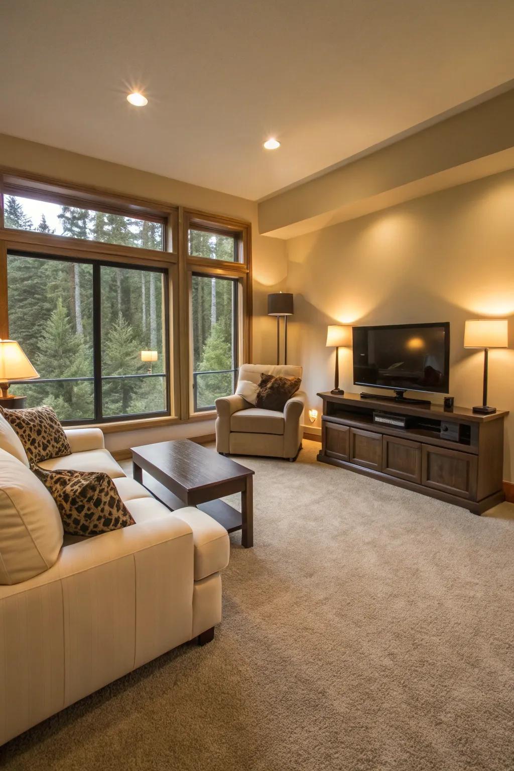 Textured carpets add depth and comfort to interiors.