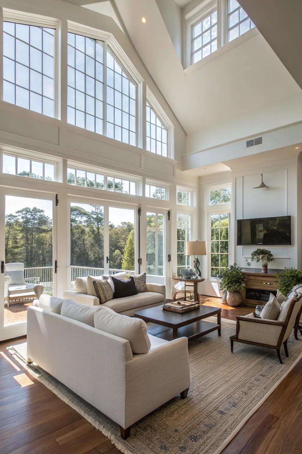 Open-concept design for fluid living spaces.