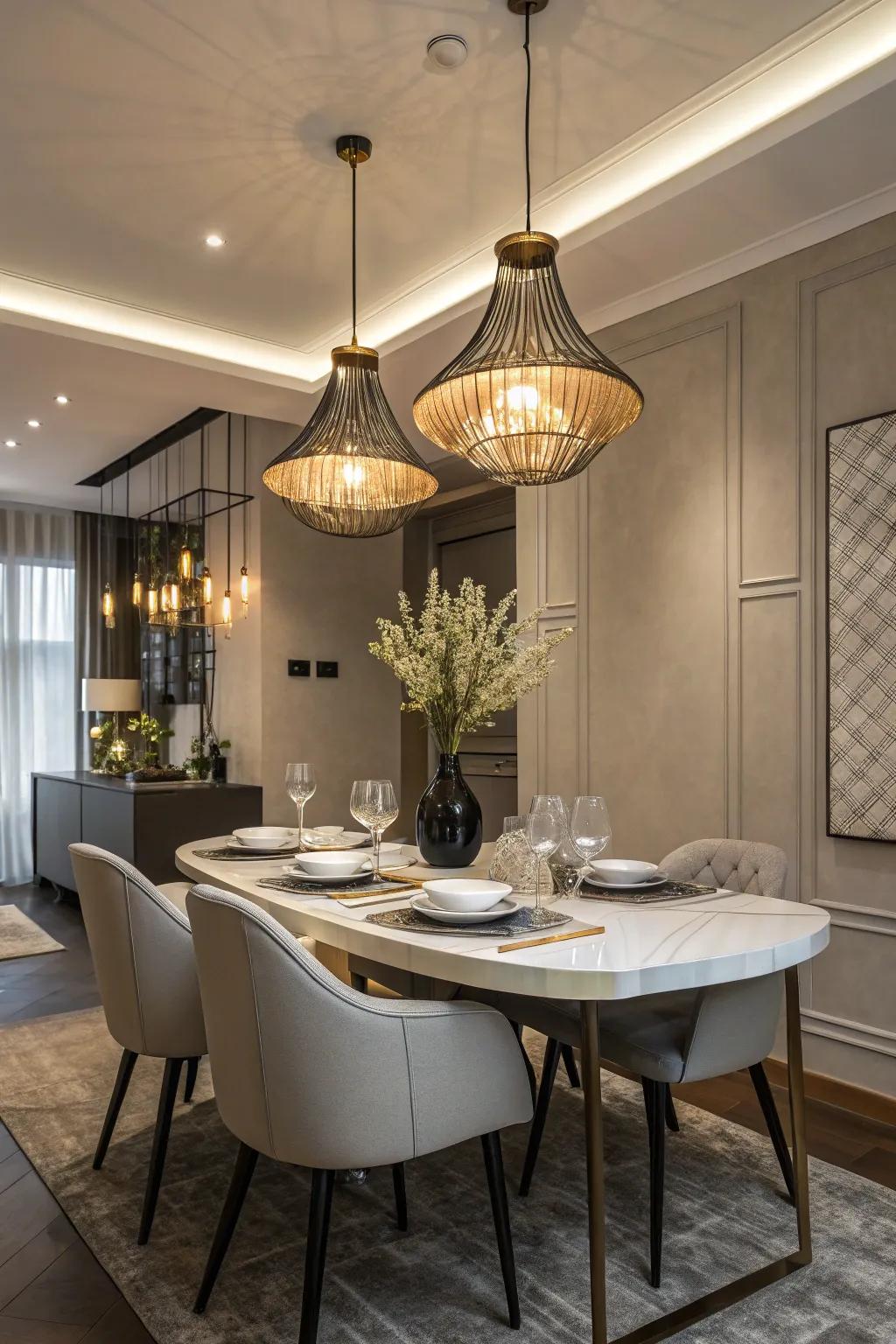 Stylish lighting to enhance your home's atmosphere.