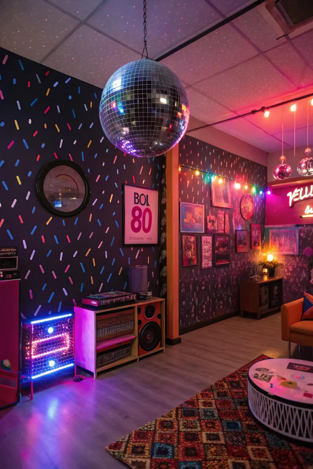 Get nostalgic with a Retro 80s Holiday Bash.