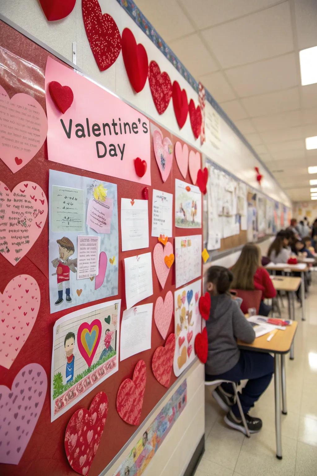 A vibrant collage celebrating the essence of Valentine's Day.