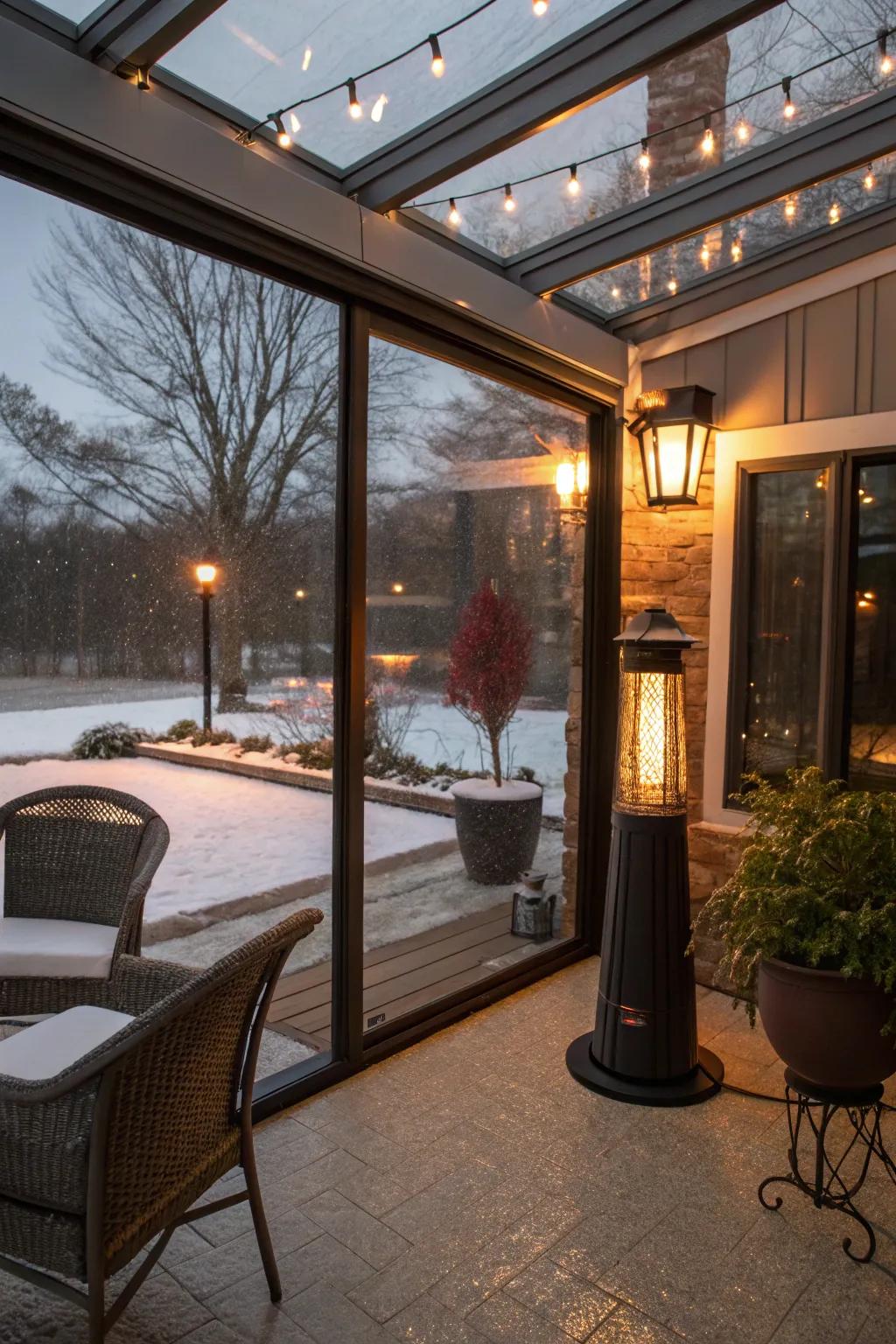 Keep your glass enclosure warm with efficient heating options.