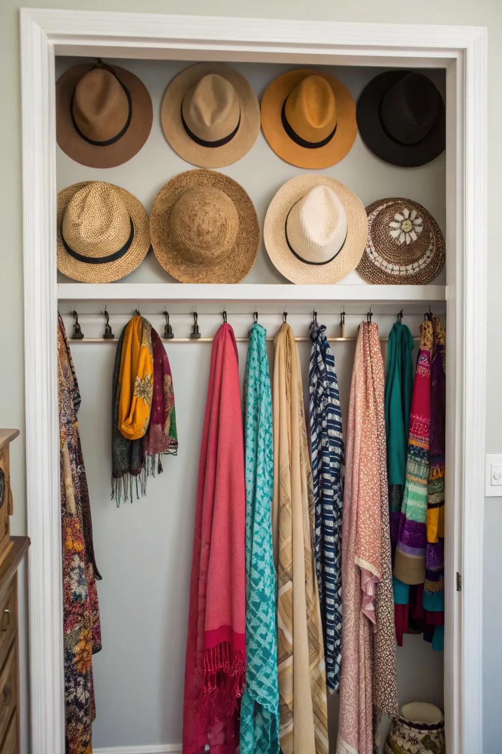 Turn accessories into art with creative displays.