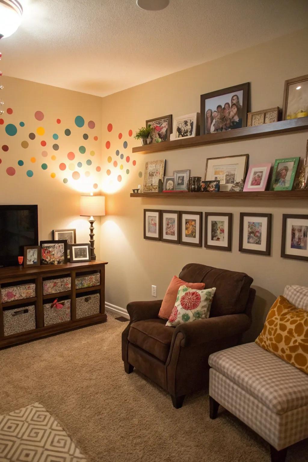 Personalized decor makes your room uniquely yours.