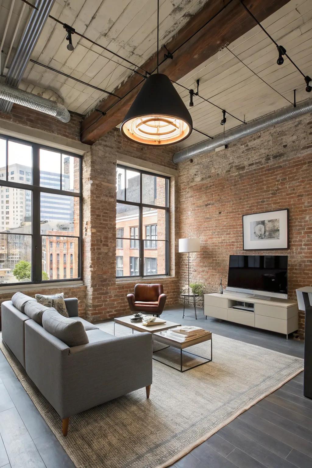 Industrial chic lighting offers a raw, modern aesthetic.