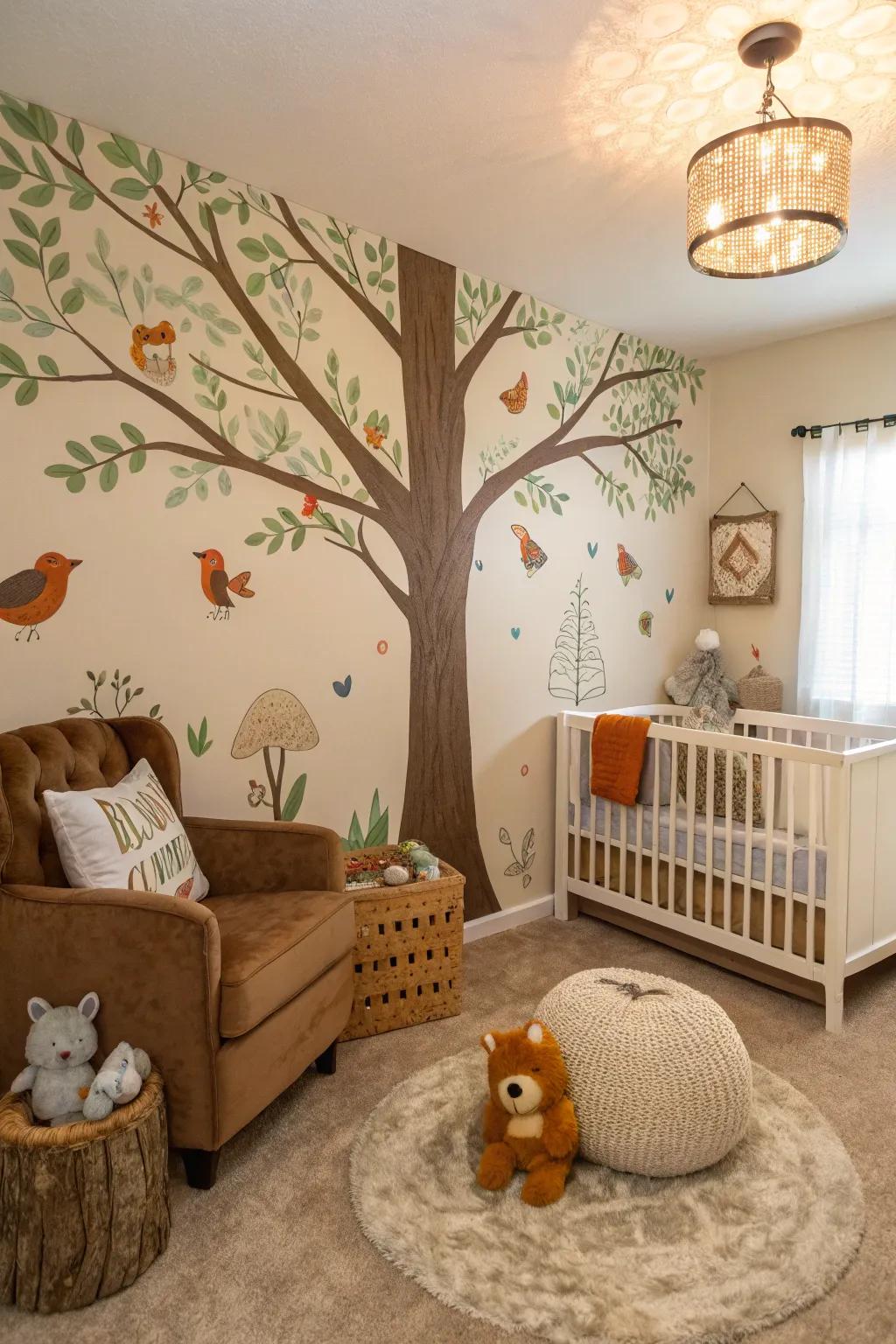 Step into a peaceful woodland nursery.