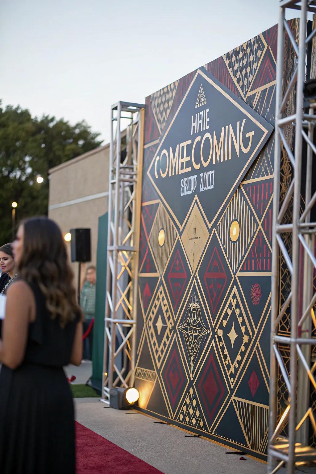 Modern geometric patterns add sophistication.