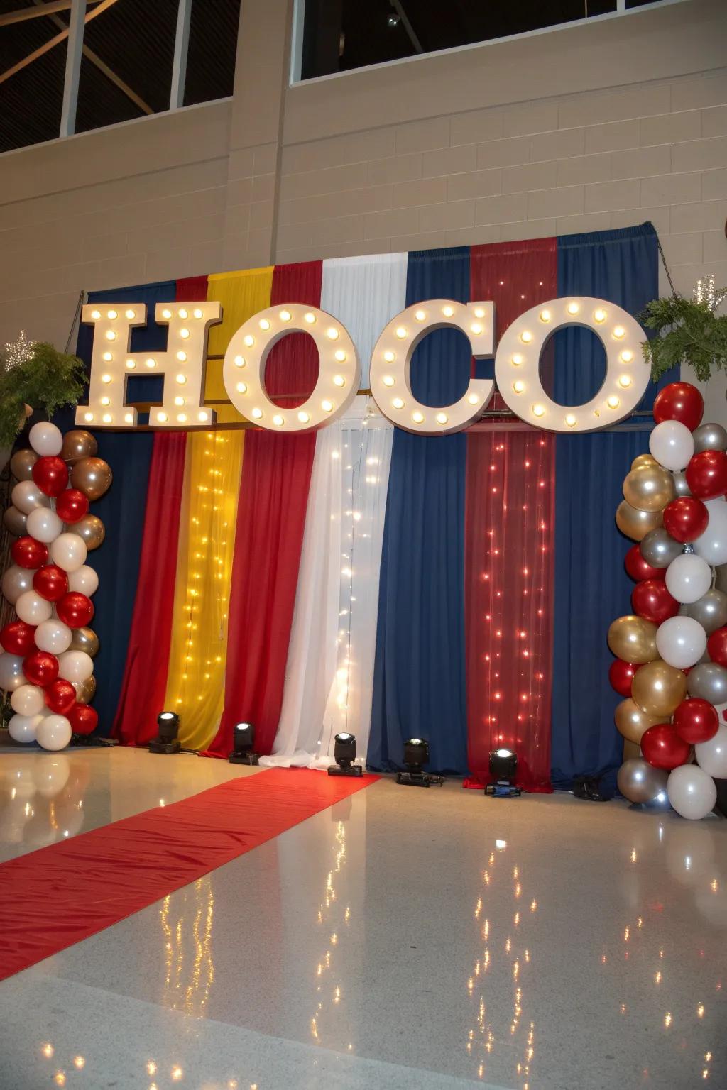 Incorporate popular homecoming abbreviations for a fun vibe.