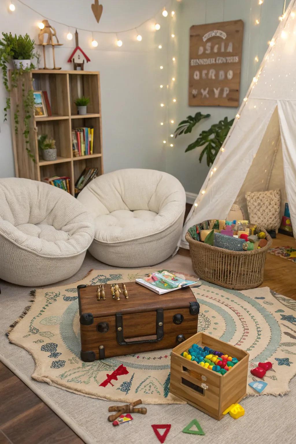 An indoor treasure hunt full of mystery and fun.