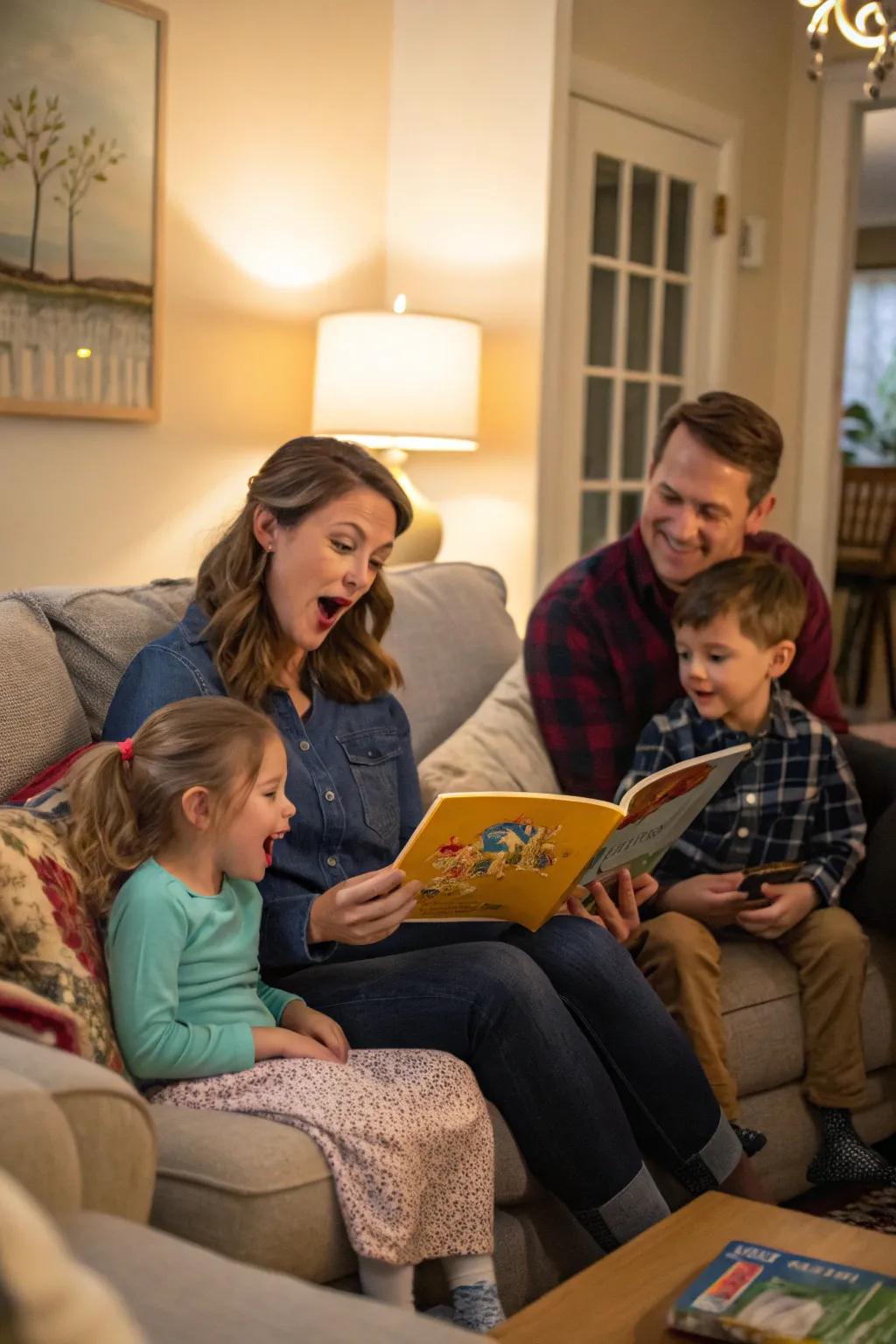 Storytelling sessions ignite creativity and fun.