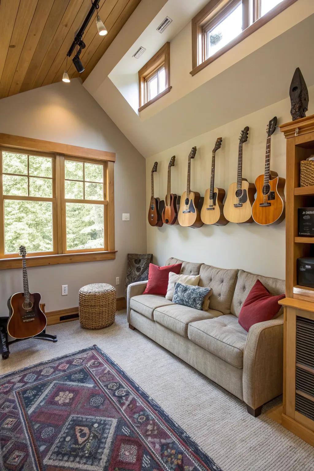 A space that's both functional and relaxing.