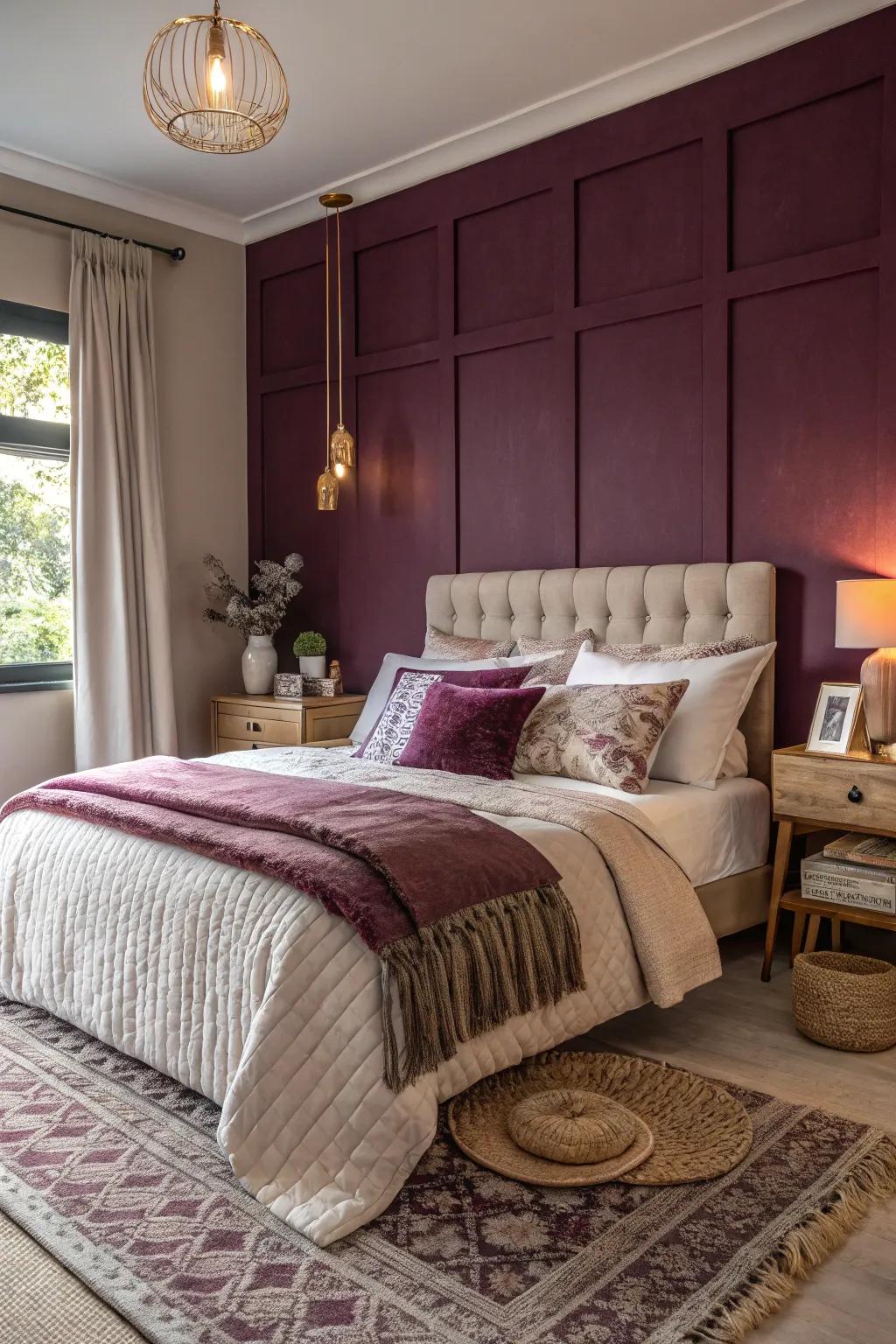 Accent walls as focal points.