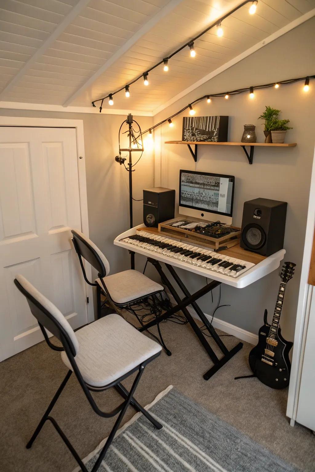 Maximize small spaces with multifunctional furniture.