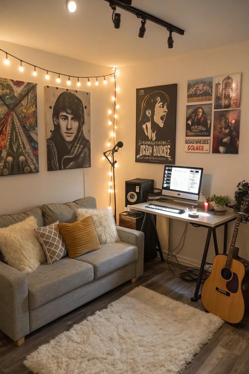 Let your decor inspire your creativity.