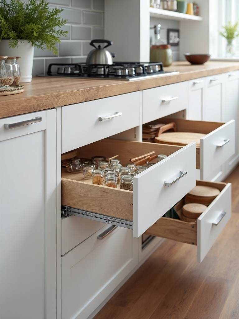 organized accessible maximized storage solution