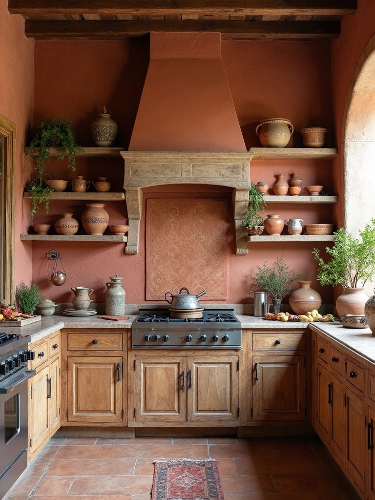 authentic rustic mediterranean kitchen charm