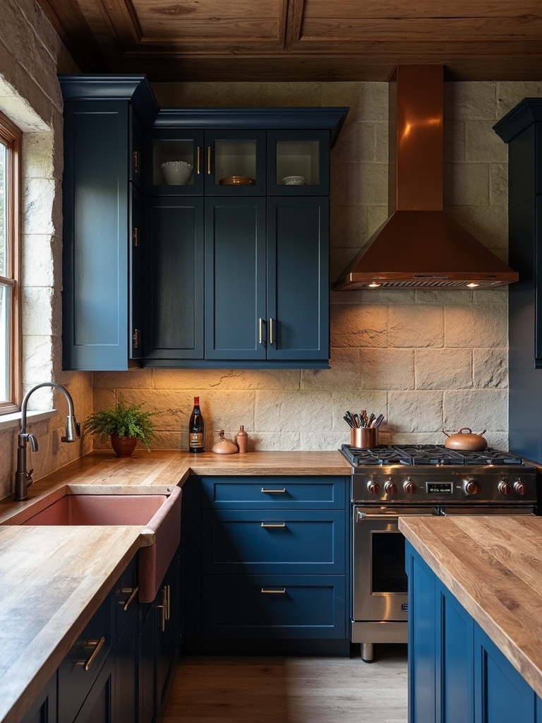 dramatic contrast sophisticated rustic harmony